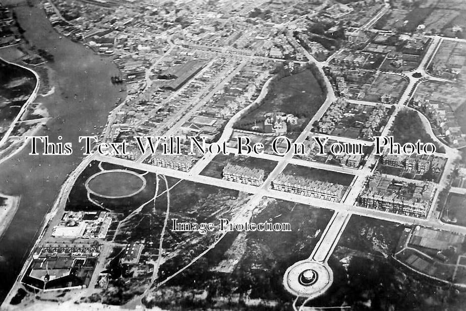 SX 540 - Aerial View Of Littlehampton, West Sussex c1921