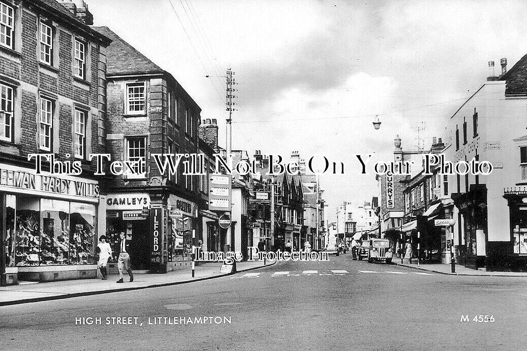 SX 5412 - High Street, Littlehampton, Sussex c1959