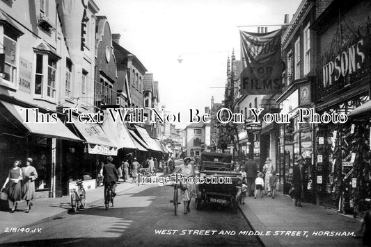 SX 5445 - West Street & Middle Street, Horsham, Sussex