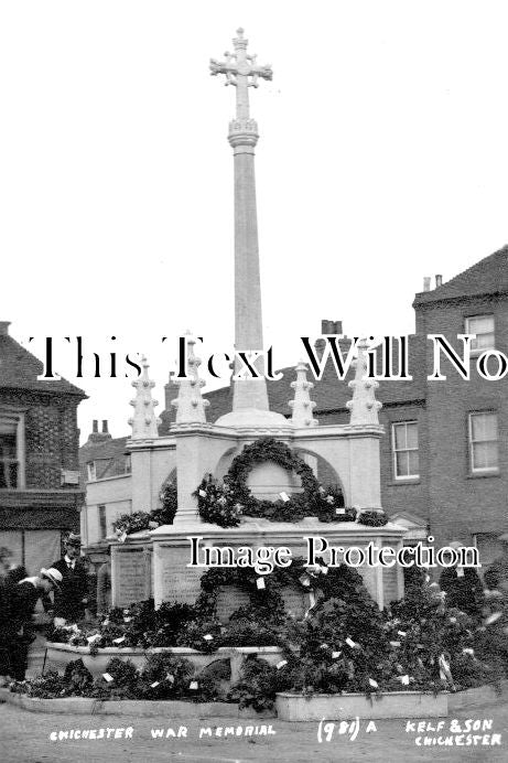 SX 5464 - Chichester War Memorial, Sussex WW1