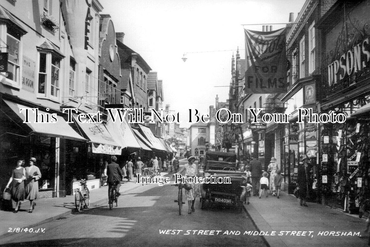 SX 5471 - West Street & Middle Street, Horsham, Sussex