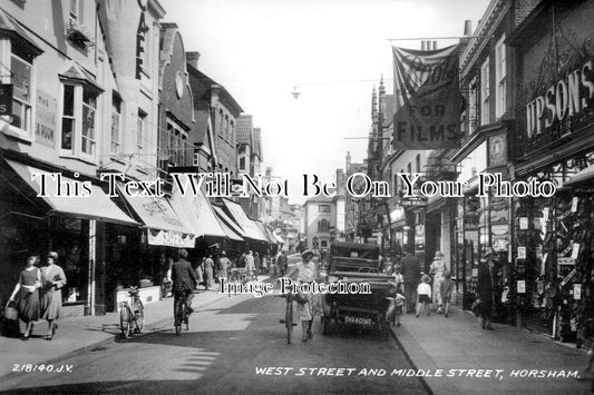 SX 5471 - West Street & Middle Street, Horsham, Sussex