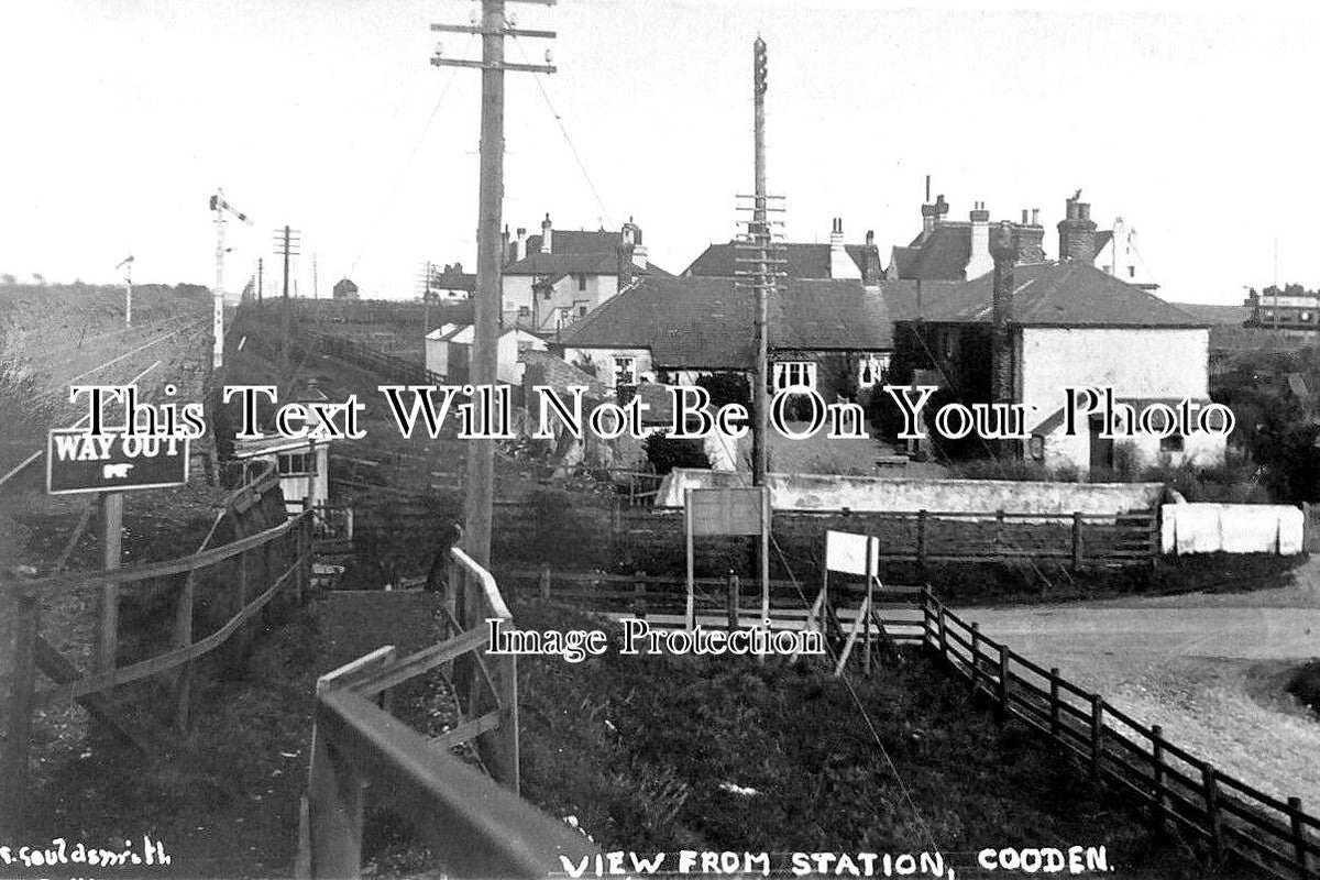 SX 5477 - View From Cooden Railway Station, Sussex