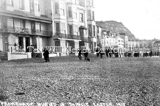 SX 5509 - Promenade Buried In Shingle, Easter, Hastings, Sussex 1913