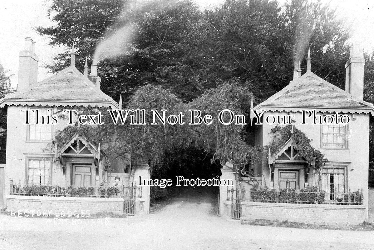 SX 5517 - Rectory Lodges, Westbourne, Sussex c1907