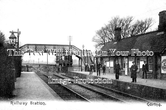 SX 5555 - Goring Railway Station, Sussex c1908