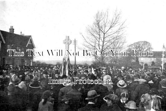 SX 5556 - Unveiling Of Little Common War Memorial, Sussex c1920