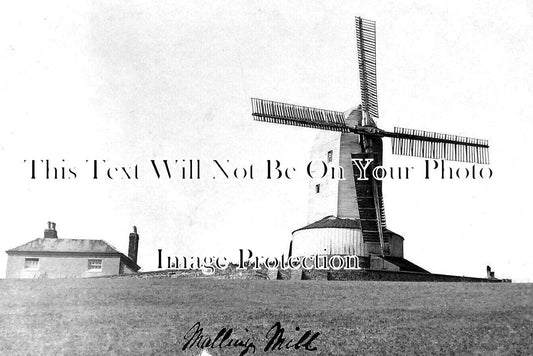 SX 5570 - Malling Mill Windmill, Lewes, Sussex c1908