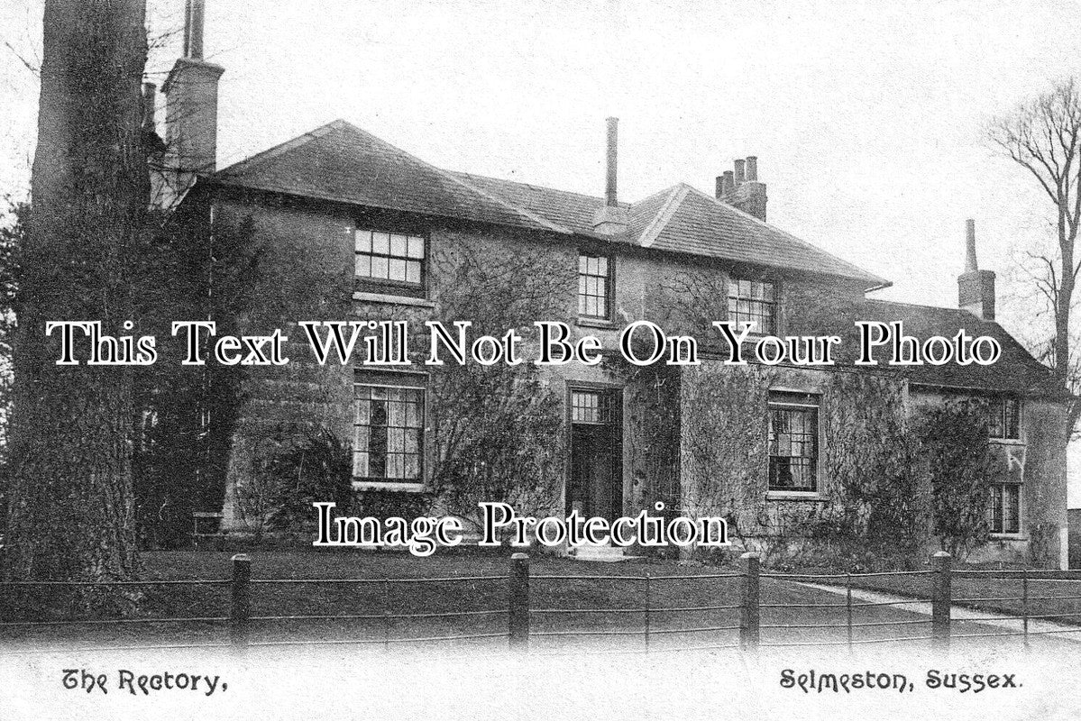 SX 5574 - The Rectory, Selmeston, Sussex c1907