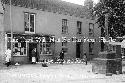 SX 5621 - Post Office & Market Cross, Alfriston, Sussex