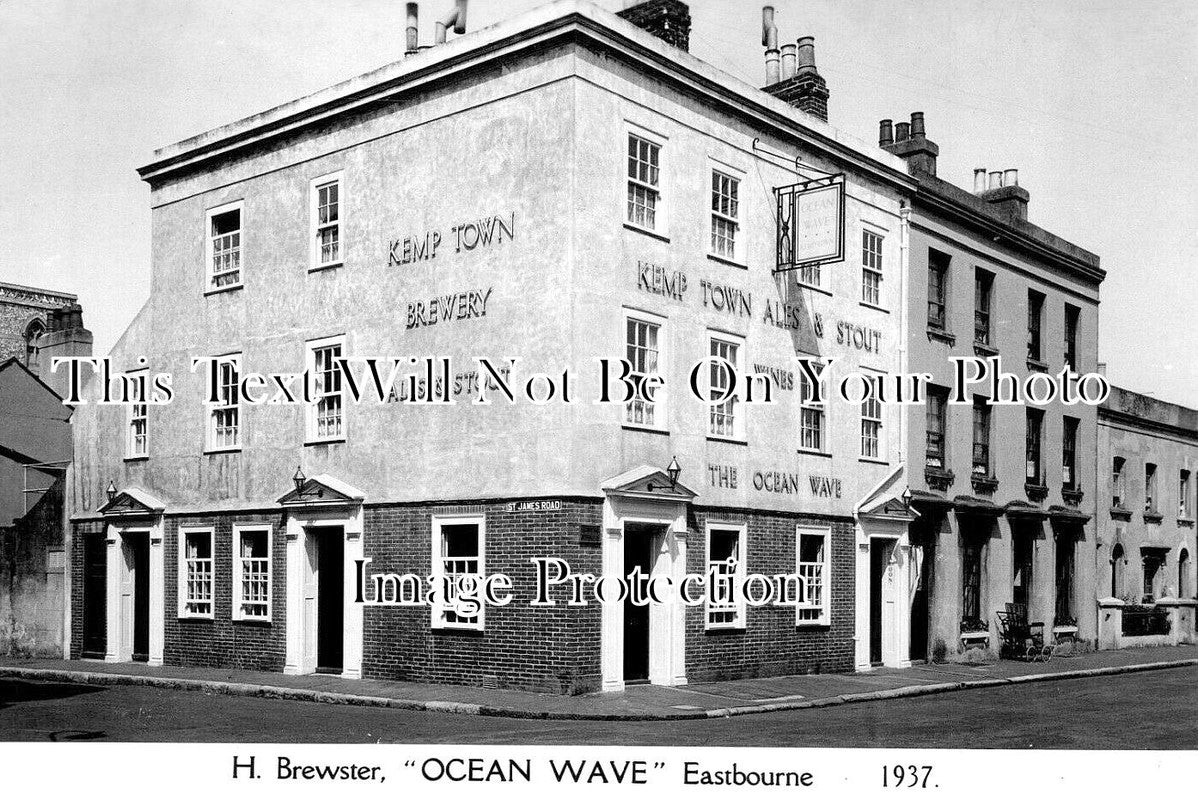 SX 5626 - The Ocean Wave Pub, Eastbourne, Sussex 1937