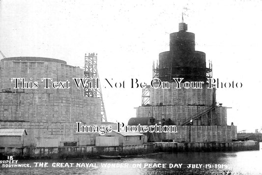 SX 5632 - The Great Naval Wonder, Mystery Tower, Shoreham, Sussex 1919