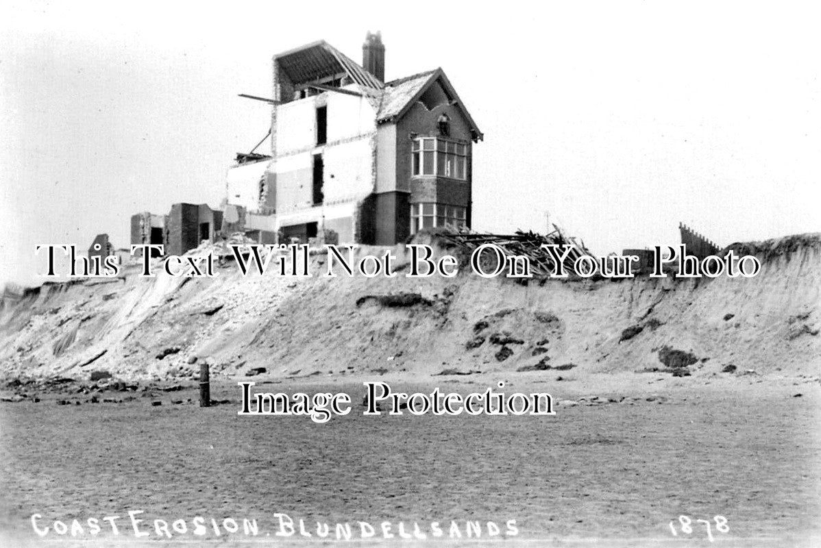 SX 5646 - Coast Erosion, Blundellsands, Sussex