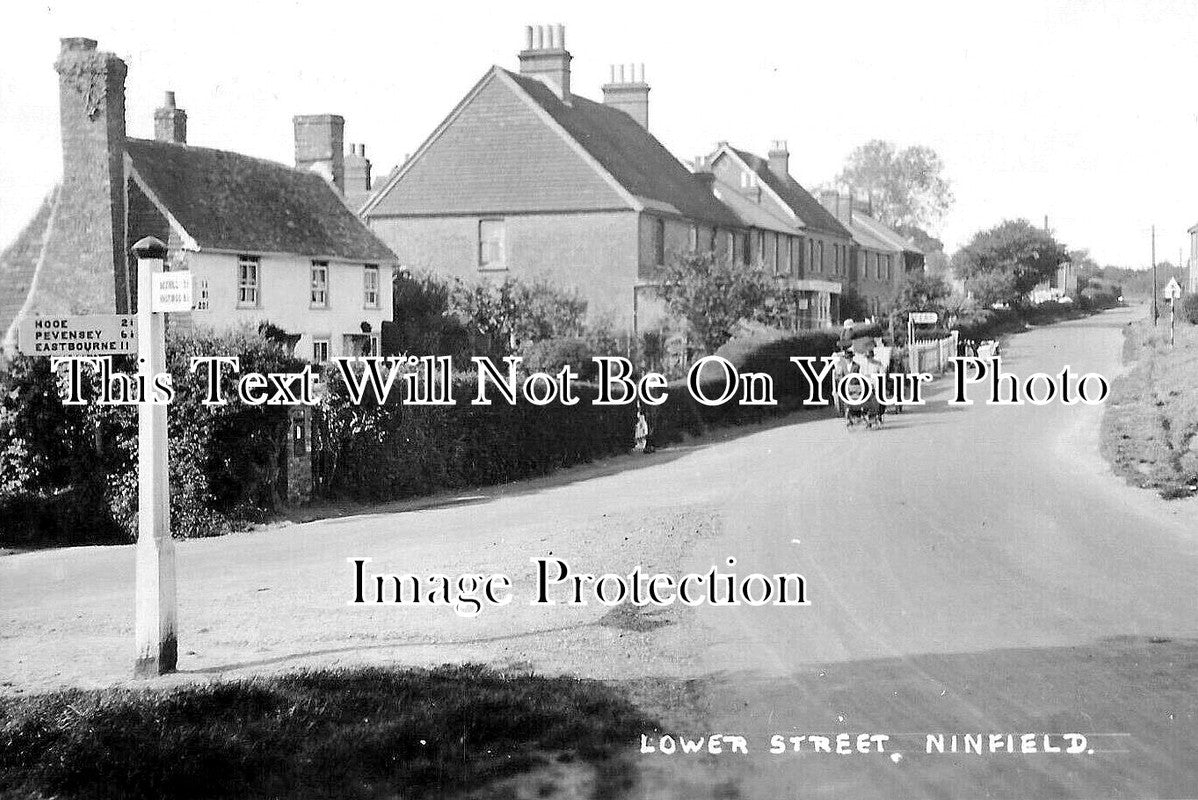 SX 5647 - Lower Street, Ninfield, Sussex c1926