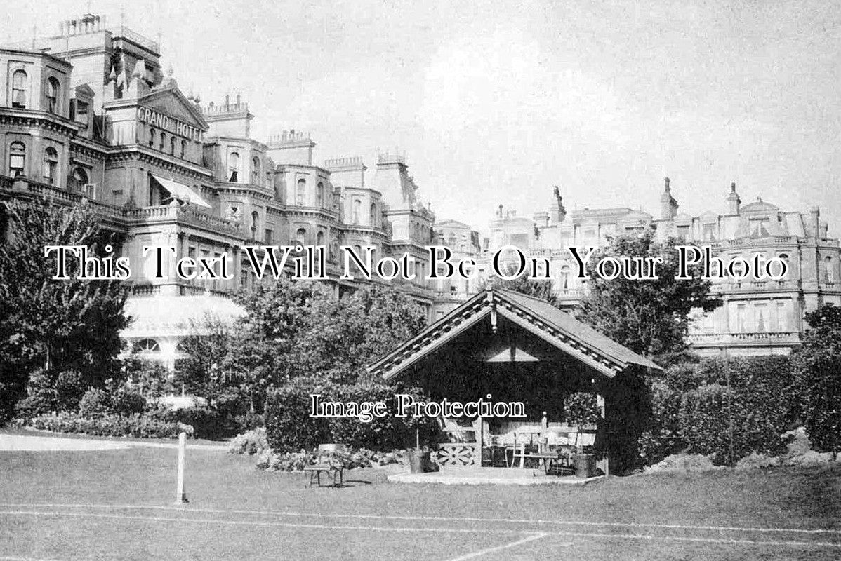 SX 570 - Tennis Courts, Grand Hotel, Eastbourne, Sussex