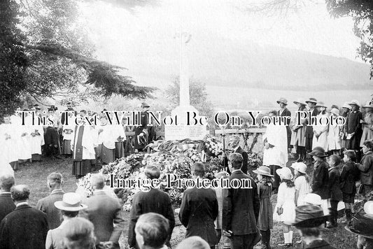 SX 5718 - Unveiling Singleton War Memorial, Sussex 1921 WW1