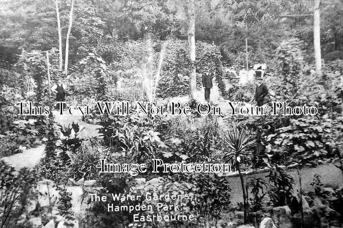 SX 5729 - The Water Gardens, Hampden Park, Eastbourne, Sussex c1922