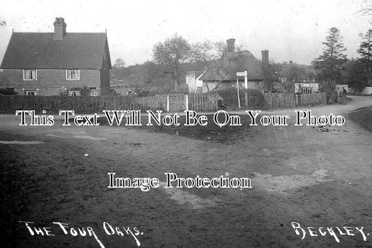 SX 5731 - The Four Oaks, Beckley, Sussex c1911