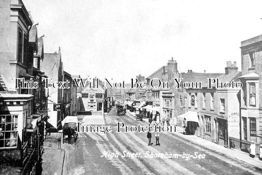 SX 5762 - High Street, Shoreham By Sea, Sussex c1918