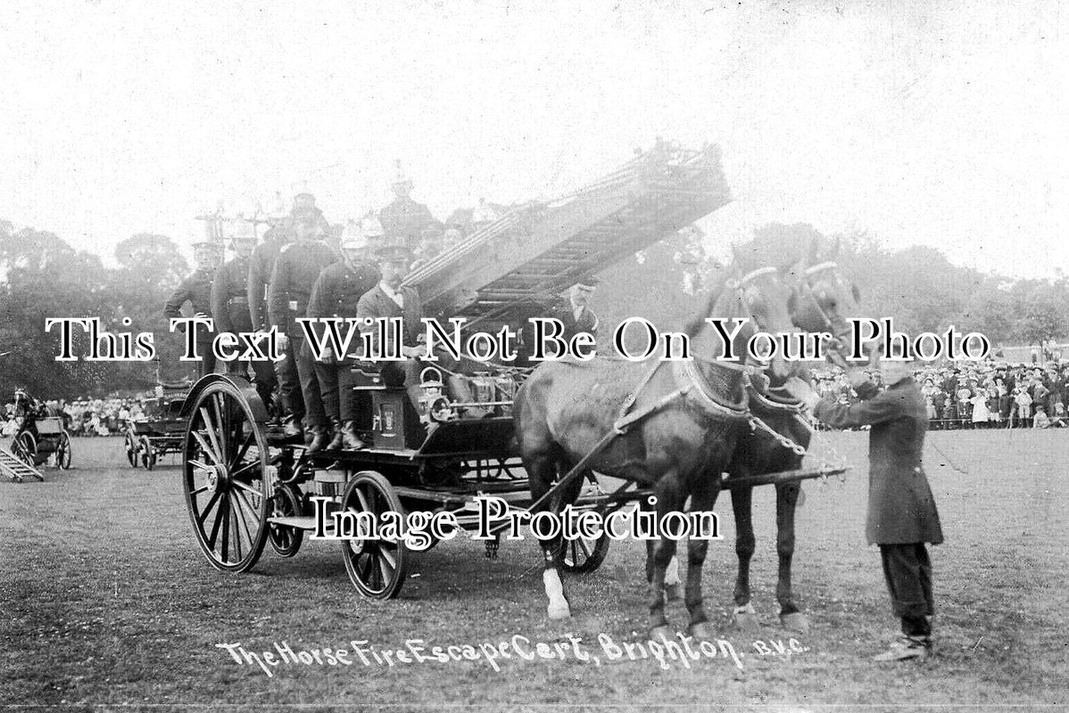 SX 5768 - Brighton Horse Drawn Fire Brigade Engine, Sussex