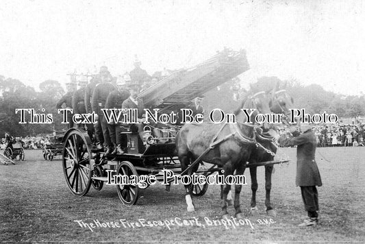 SX 5768 - Brighton Horse Drawn Fire Brigade Engine, Sussex