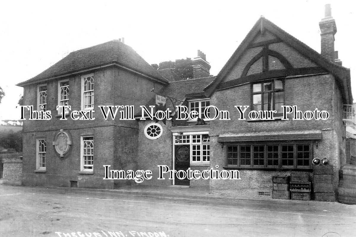 SX 5777 - The Gun Inn Pub, Findon, Sussex c1914