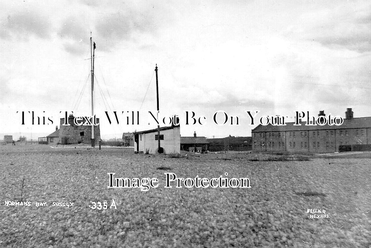 SX 5782 - Martello Tower, Normans Bay, Sussex c1912