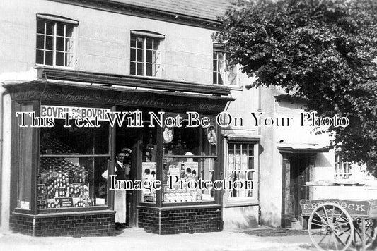 SX 5791 - F Burdock Grocers, High Street, Steyning, Sussex