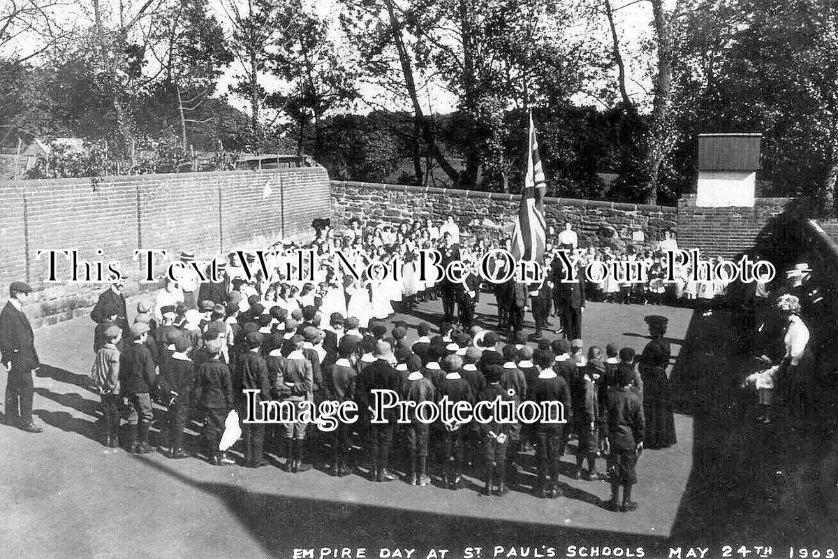 SX 5794 - Empire Day At St Pauls School, St Leonards, Sussex 1909