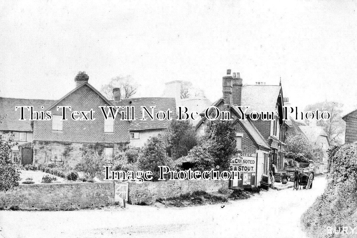 SX 5795 - Bury Post Office & Stores, Sussex c1907