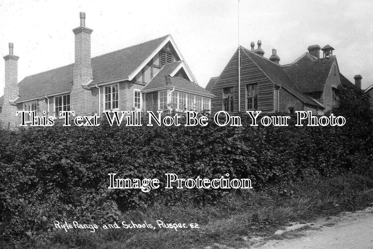 SX 5830 - Rifle Range & Schools, Rusper, Sussex c1910