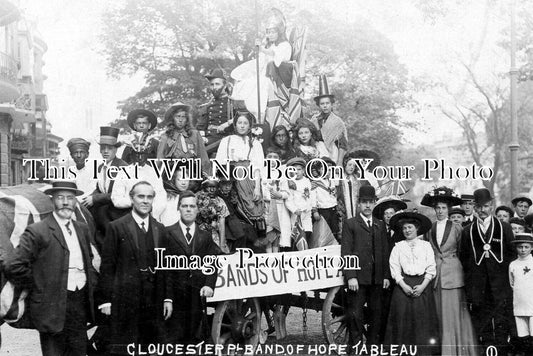 SX 5841 - Band Of Hope Tableau, Gloucester Place, Brighton, Sussex c1910