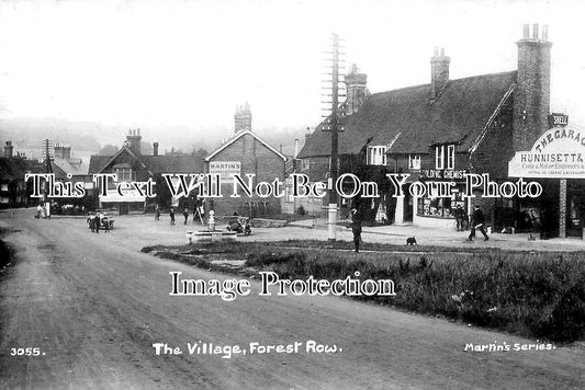 SX 5856 - The Village, Forest Row, Sussex c1916