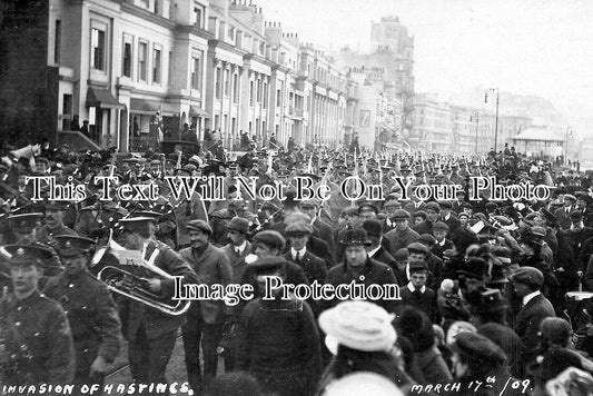 SX 5867 - Invasion Of Hastings, Military March, Sussex 1909