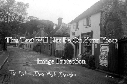 SX 5876 - R Edwards The Noted Bun Shop, Bramber, Sussex c1912