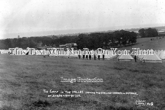 SX 605 - The Camp In The Valley At Shoreham-By-Sea, Sussex