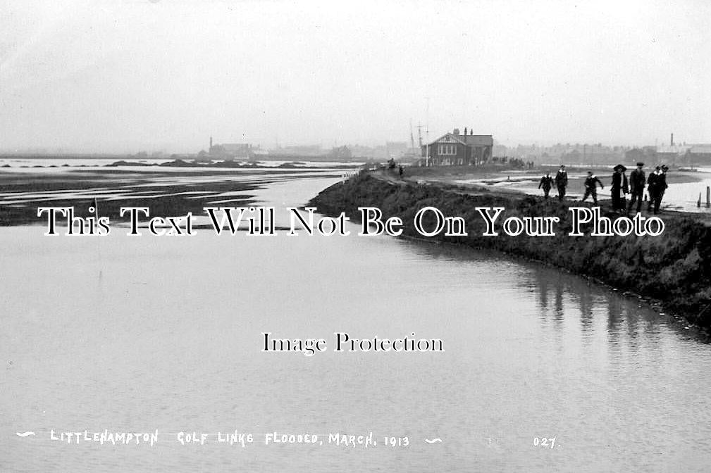 SX 634 - Flooded Golf Links, Littlehampton, Sussex 1913
