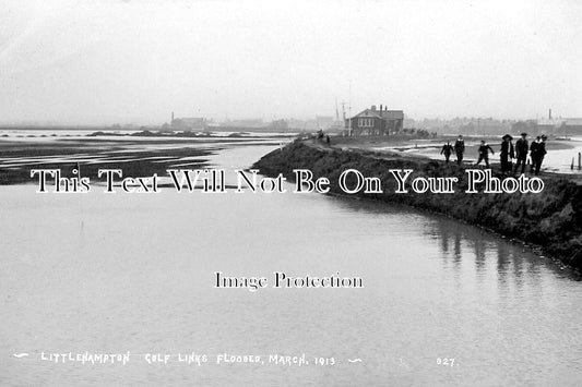SX 634 - Flooded Golf Links, Littlehampton, Sussex 1913