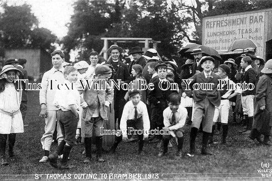 SX 64 - St Thomas Outing To Bramber, West Sussex c1913