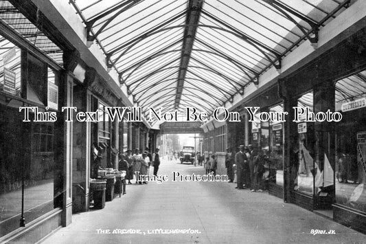SX 648 - The Arcade, Littlehampton, Sussex c1920