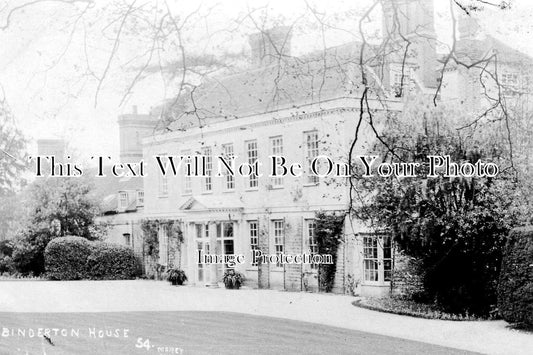 SX 655 - Binderton House, Sussex c1920
