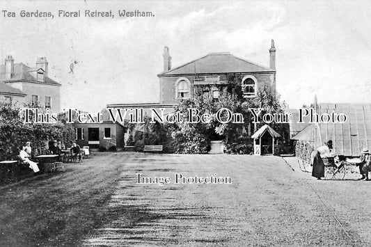 SX 656 - Tea Gardens, Floral Retreat, Westham, Sussex c1915