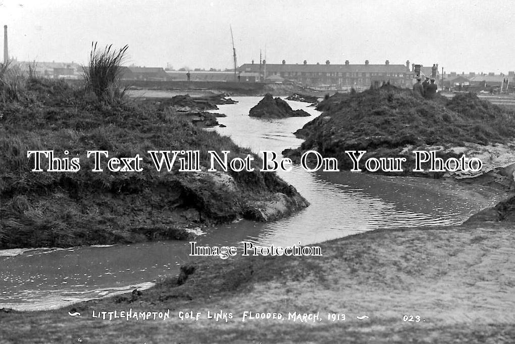 SX 672 - Flooded Golf Links, Littlehampton, West Sussex 1913