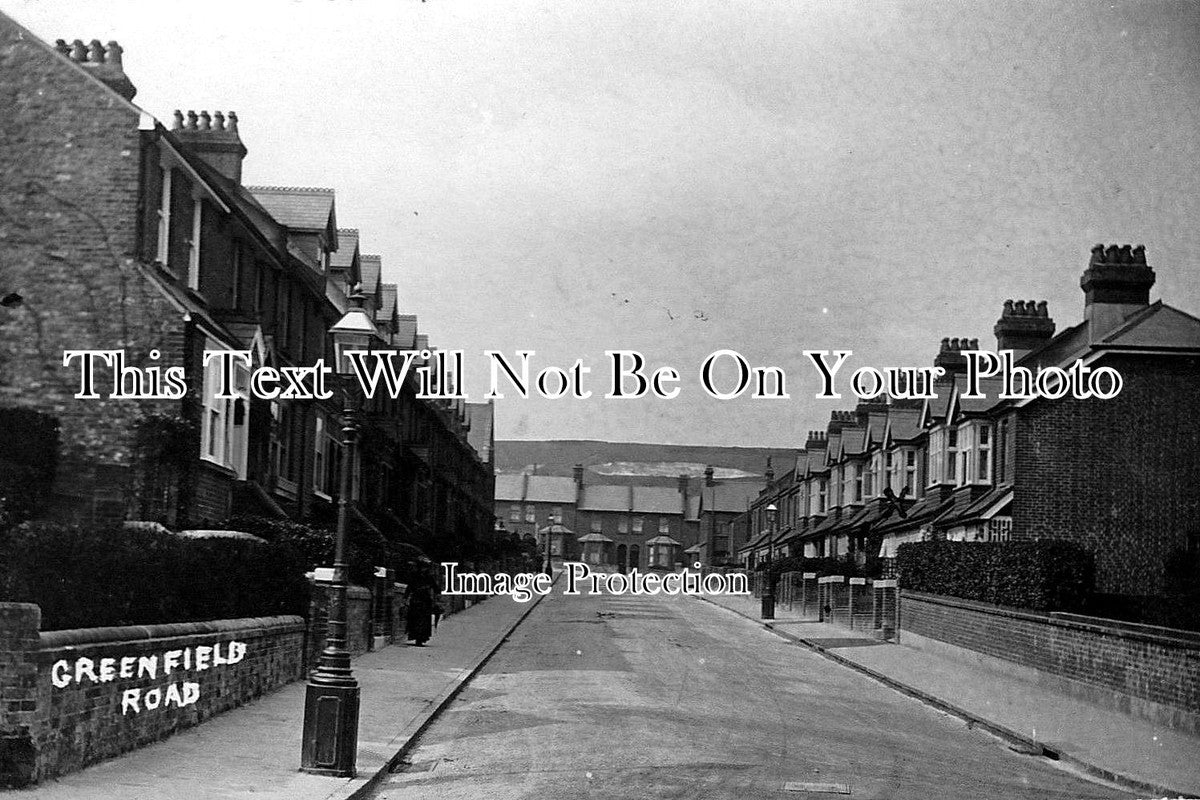 SX 69 - Greenfield Road, Eastbourne, Sussex c1915