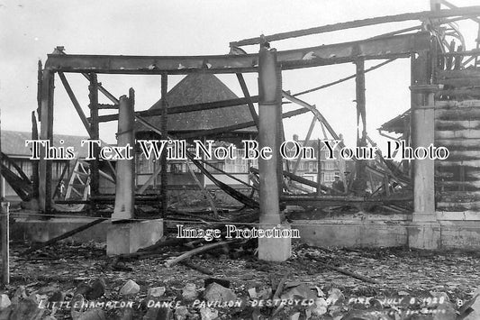 SX 708 - Littlehampton Dance Pavilion Fire, Sussex 8th July 1928
