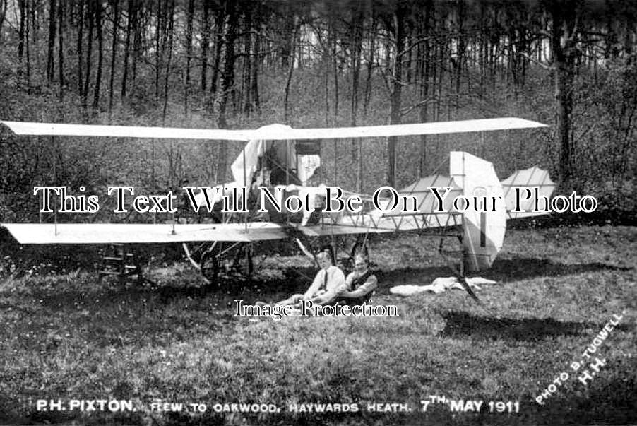 SX 716 - PH Pixton Flew To Oakwood Haywards Heath, Sussex 1911