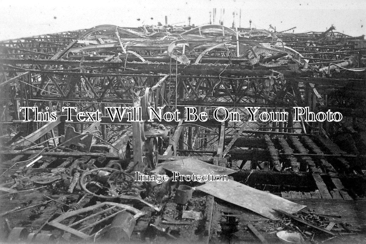 SX 728 - Hastings Pier Fire, Sussex 1917