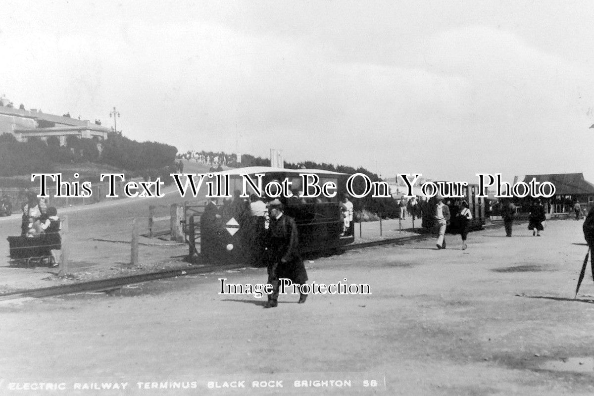 SX 762 - Electric Railway Terminus, Black Rock, Brighton, Sussex c1934