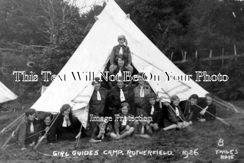 SX 787 - Girl Guides Camp, Rotherfield, Sussex c1926