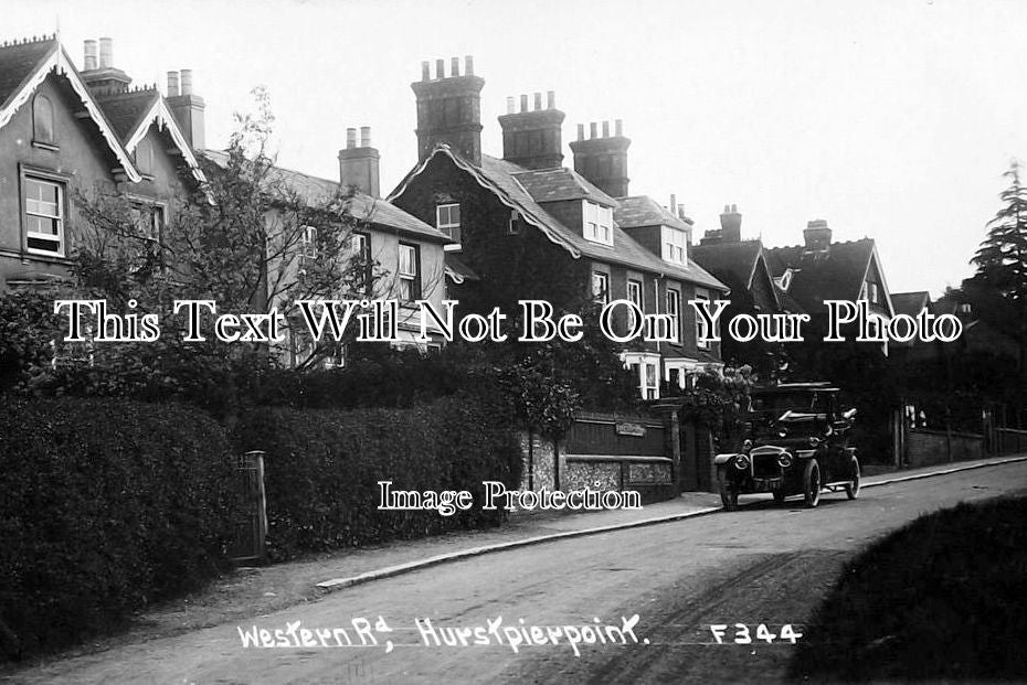 SX 791 - Western Road, Hurstpierpoint, West Sussex c1916